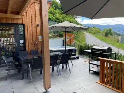 Naturlandschaft in der Nähe des Chalets