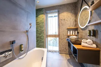 Ein Badezimmer in der Unterkunft Höflehner Premium Eco Lodge