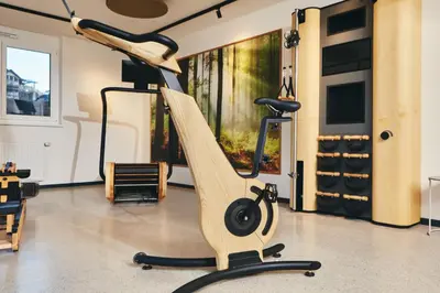 Das Fitnesscenter und/oder die Fitnesseinrichtungen in der Unterkunft HOMEBOUND APARTMENTS Bad Goisern - contactless check-in