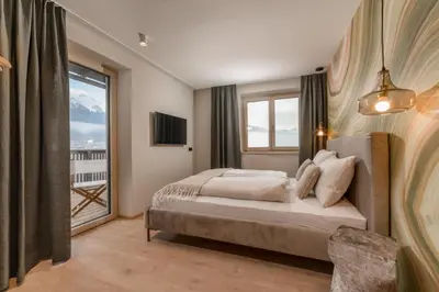 Ein Bett oder Betten in einem Zimmer der Unterkunft CHILL HOUSE