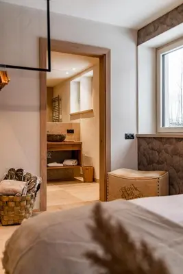 Ein Bett oder Betten in einem Zimmer der Unterkunft CHILL HOUSE