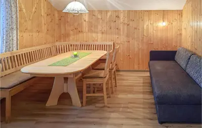 Ein Sitzbereich in der Unterkunft Ferienwohnung In Wagrain