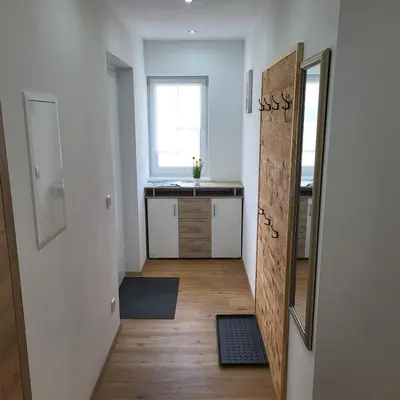 Küche/Küchenzeile in der Unterkunft Ferienwohnung Jenny