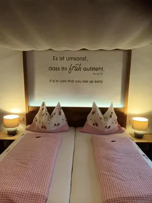 Ein Bett oder Betten in einem Zimmer der Unterkunft Himmlisch Urlauben in Pichl
