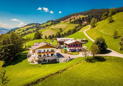 Naturlandschaft in der Nähe des Ferienhauses