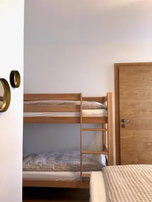 Ein Bett oder Betten in einem Zimmer der Unterkunft Bio Schartenhof
