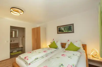 Ein Bett oder Betten in einem Zimmer der Unterkunft Appartementhaus Radstadt