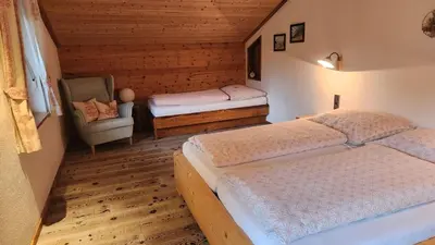 Ein Bett oder Betten in einem Zimmer der Unterkunft Apartment Eckstoa