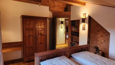 Ein Bett oder Betten in einem Zimmer der Unterkunft Apartment Eckstoa