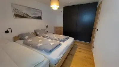 Ein Bett oder Betten in einem Zimmer der Unterkunft Lachtal-Zentral