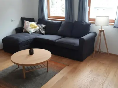 Ein Sitzbereich in der Unterkunft Lachtal-Zentral