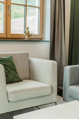 Ein Sitzbereich in der Unterkunft Dachstein West Apartment T3