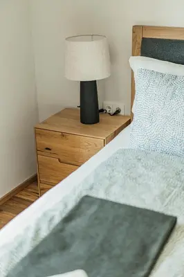 Ein Bett oder Betten in einem Zimmer der Unterkunft Dachstein West Apartment T3