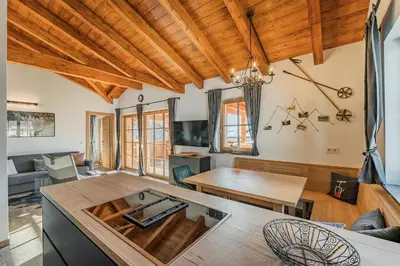 TV/Unterhaltungsangebot in der Unterkunft Dachstein West Apartment T5