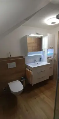 Ein Badezimmer in der Unterkunft lovely apartment