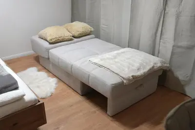 Ein Bett oder Betten in einem Zimmer der Unterkunft Bergblick 411 am Wolfgangsee