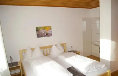 Ein Bett oder Betten in einem Zimmer der Unterkunft Haus Brigitte Rettensteiner