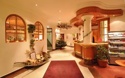 Ein Sitzbereich in der Unterkunft Heart Hotel Himmelberg