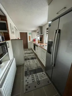 Küche/Küchenzeile in der Unterkunft Dambach Appartement