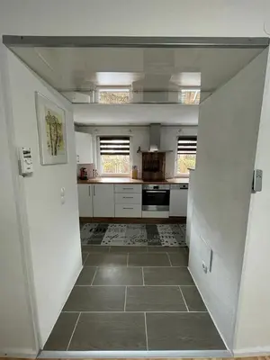 Küche/Küchenzeile in der Unterkunft Dambach Appartement
