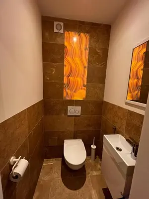 Ein Badezimmer in der Unterkunft WM ENNSTAL