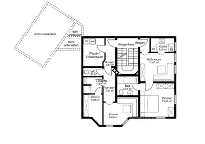 Grundriss der Unterkunft Bergchalet 