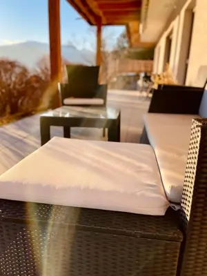 Ein Sitzbereich in der Unterkunft Appartement FELIX