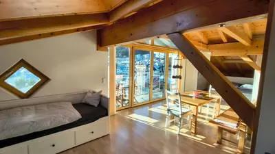 Ein Bett oder Betten in einem Zimmer der Unterkunft Apartment Hohenwerfen