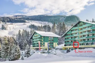 Appartement La vista im Winter