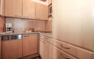 Küche/Küchenzeile in der Unterkunft Gemuetliche Ferienwohnung