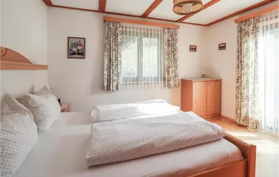 Ein Bett oder Betten in einem Zimmer der Unterkunft Gemuetliche Ferienwohnung