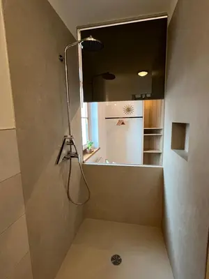 Küche/Küchenzeile in der Unterkunft Ferienwohnung Broschek