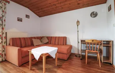 Ein Sitzbereich in der Unterkunft Ferienwohnung In Wagrain
