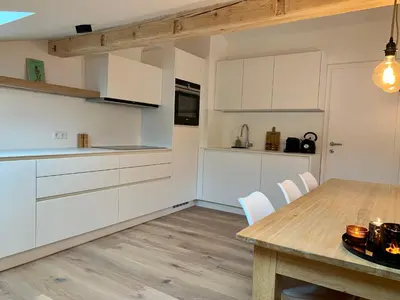 Küche/Küchenzeile in der Unterkunft Haigis Lodge 2