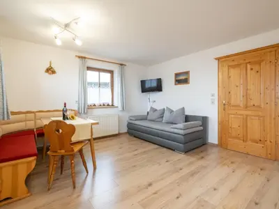 Ein Sitzbereich in der Unterkunft Haus Durchegg OG