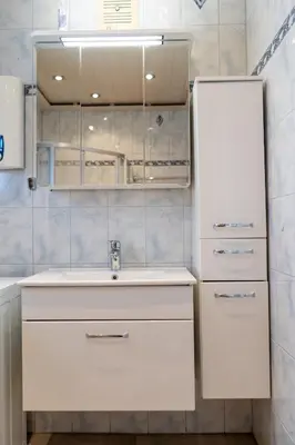 Ein Badezimmer in der Unterkunft Ferienwohnung Lena