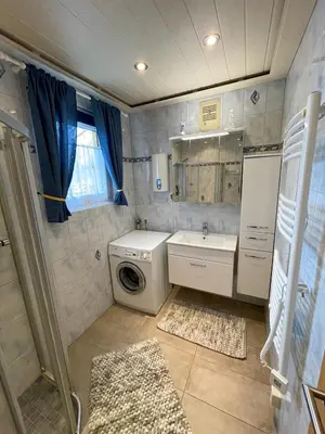 Ein Badezimmer in der Unterkunft Ferienwohnung Lena