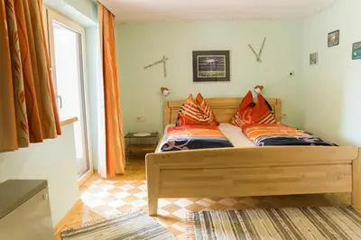 Ein Bett oder Betten in einem Zimmer der Unterkunft Haus Wiesbach