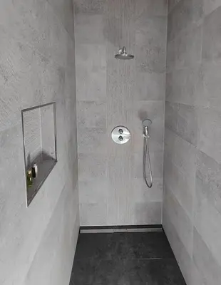 Ein Badezimmer in der Unterkunft Unterschlupf