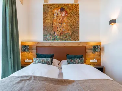 Ein Bett oder Betten in einem Zimmer der Unterkunft Chalet Kolibri