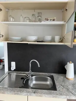 Küche/Küchenzeile in der Unterkunft BacherlHouse - Apt Schönbach