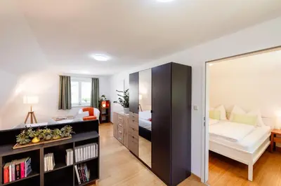 Ein Bett oder Betten in einem Zimmer der Unterkunft s`Hauserl 311 - Your Austrian Home