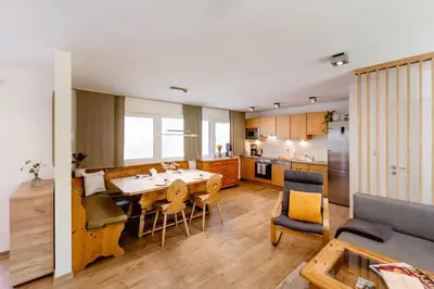 Ein Sitzbereich in der Unterkunft s`Hauserl 311 - Your Austrian Home