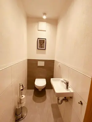 Ein Badezimmer in der Unterkunft Ferienwohnung Talbach