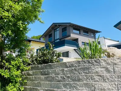 Das Gebäude in dem sich die Ferienwohnung befindet