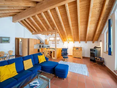 Ein Sitzbereich in der Unterkunft Penthouse in Wagrain near Ski Slopes