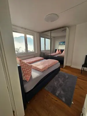 Ein Bett oder Betten in einem Zimmer der Unterkunft The View of Austria!