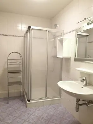 Ein Badezimmer in der Unterkunft Appartement Schwaighofwirt