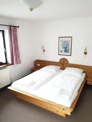 Ein Bett oder Betten in einem Zimmer der Unterkunft Appartement Schwaighofwirt