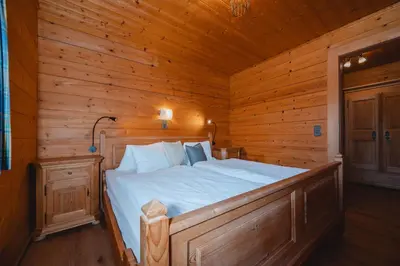 Ein Bett oder Betten in einem Zimmer der Unterkunft Oberransburg